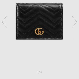 Authentic Gucci Marmont leather wallet